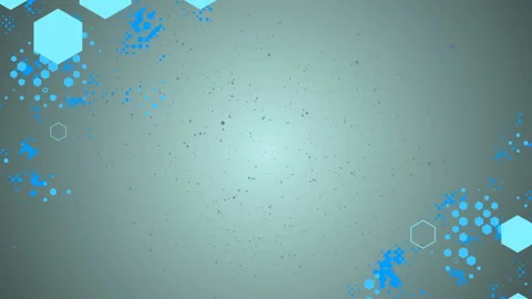 Pattern of moving and pulsating in space hexahedrons. Presentation, business Stock Footage 87831142