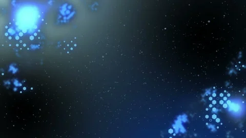 Pattern of moving and pulsating in space hexahedrons. Presentation, business Stock Footage 87836207