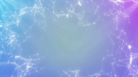 Pattern of moving and pulsating in space the particles. Presentation, business Stock Footage 112535040