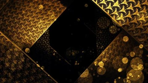 Pattern Moving For Decoration Style Gatsby Art Deco Stock Illustration