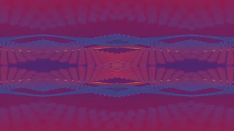 Pattern of moving particles with a trendy gradient. 3d rendering loop animation Stock Footage 247952230