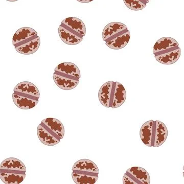 Pattern mud rusty screw head cartoon vector イラスト素材