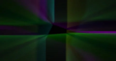 Pattern of multi-colored rays on a dark background Stock Footage 212459508