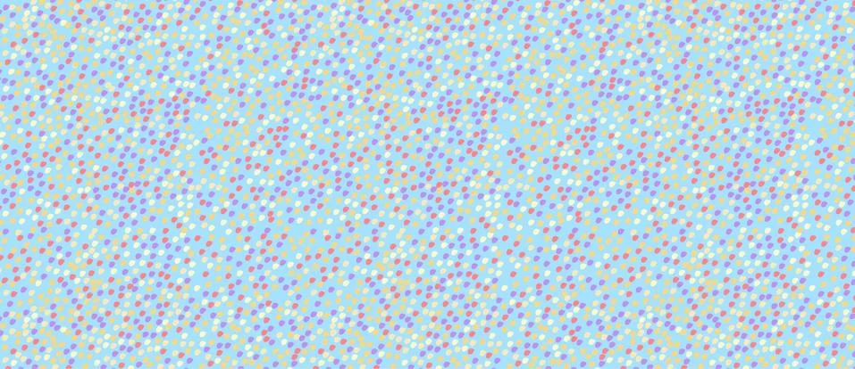 Pattern with multicolor circles on blue Stock Illustration