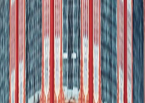 Pattern of multicolored parallel vertical lines. イラスト素材