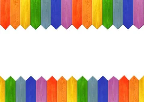 Pattern from multicolored sharp boards like a rainbow pattern from multico... Stock Photos