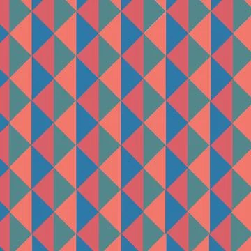 A pattern of multicolored triangles in an abstract style Stock Illustration