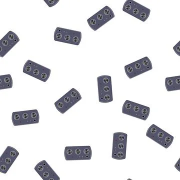 Pattern music headphone amp cartoon vector Stock Illustration