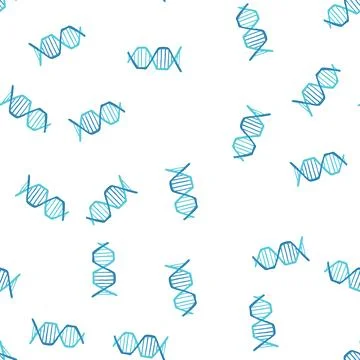 Pattern mutation dna spiral cartoon vector Stock Illustration