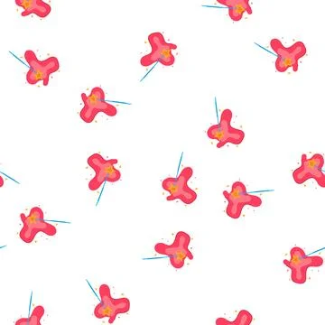 Pattern mystic magic stick cartoon vector Stock Illustration