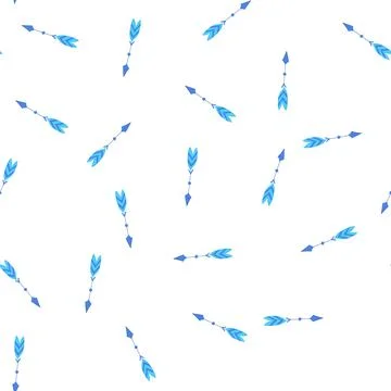 Pattern natural boho arrow cartoon vector 库存插图