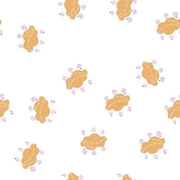 Pattern natural boho cloud cartoon vector イラスト素材