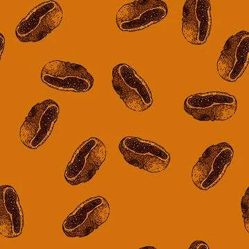 Pattern natural fig sketch hand drawn Stock Illustration