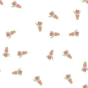Pattern natural hanging planter cartoon vector Stock Illustration