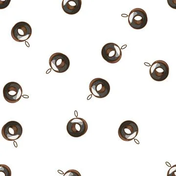 Pattern nature feeder bird cartoon vector Stock Illustration