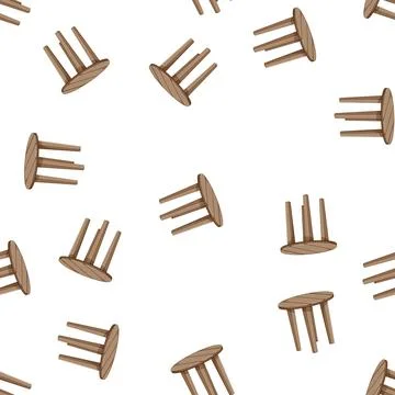 Pattern nature garden outdoor table cartoon vector イラスト素材