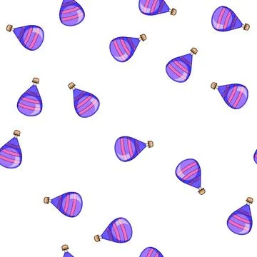 Pattern nature hot air balloon cartoon vector Stock Illustration