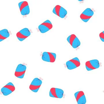 Pattern nature travel blanket cartoon vector 库存插图