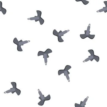 Pattern navy boat anchor cartoon vector Stock Illustration