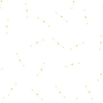Pattern nebula celestial divider border cartoon vector Illustrazione stock