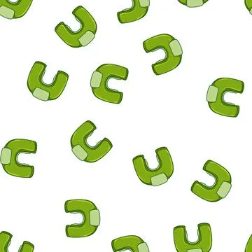 Pattern neck airplane pillow cartoon vector Stock Illustration