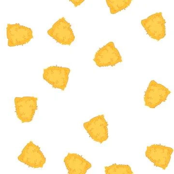 Pattern needle haystack cartoon vector Stockillustratie