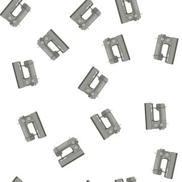 Pattern needle sew machine cartoon vector Stock Illustration