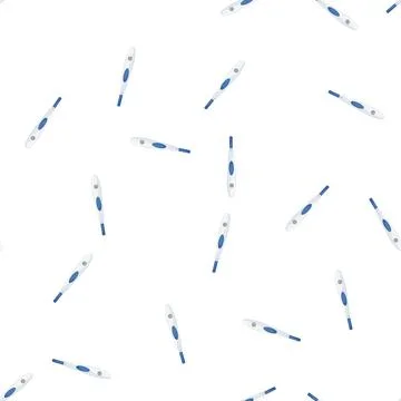 Pattern negative pregnant test cartoon vector イラスト素材