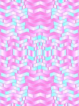 Pattern of neon colored stripes. Art background. 3d rendering illustration イラスト素材