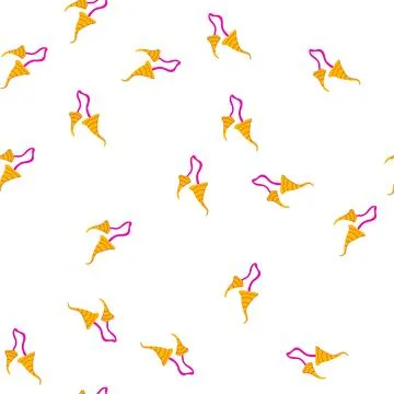 Pattern neon groovy psychedelic mushrooms Stock Illustration