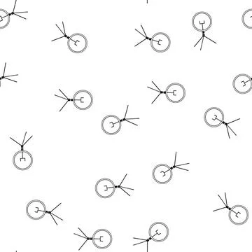 Pattern neon light ring cartoon vector Stock Illustration