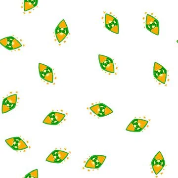 Pattern net soccer emblem cartoon vector Stock Illustration