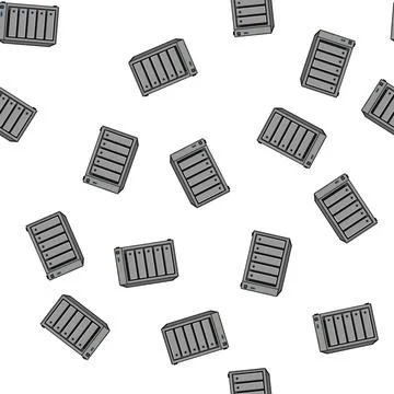 Pattern Network attached storage server data management 库存插图