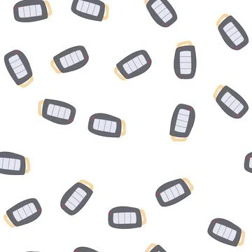 Pattern new car key cartoon vector イラスト素材
