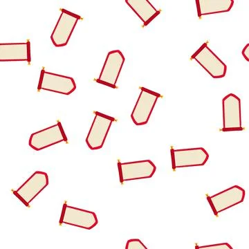 Pattern new chinese scroll cartoon vector Stock Illustration