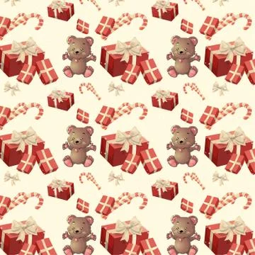 Pattern new year Stock Illustration