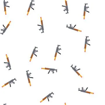 Pattern noise cap gun toy cartoon vector Stock Illustration