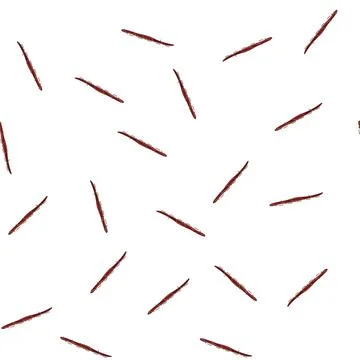 Pattern nonabsorbable suture cartoon vector Stockillustratie