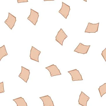 Pattern nonstick parchment paper cartoon vector Stock Illustration