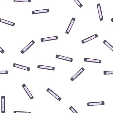 Pattern nostalgic vhs tape cassette with a hand drawn label Stock Illustration
