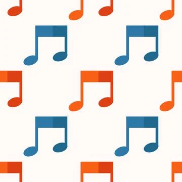 A pattern of a note icon on a light background Stockillustratie