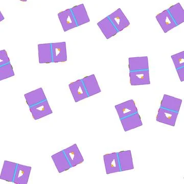 Pattern note notebook cartoon vector Stockillustratie