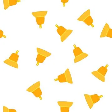 Pattern notification bell cartoon vector イラスト素材