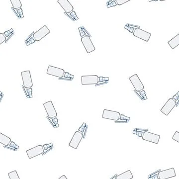 Pattern nozzle throat spray bottle cartoon vector Stock Illustration