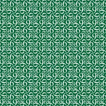 Pattern with numbers 6 and 9 Stock Illustration