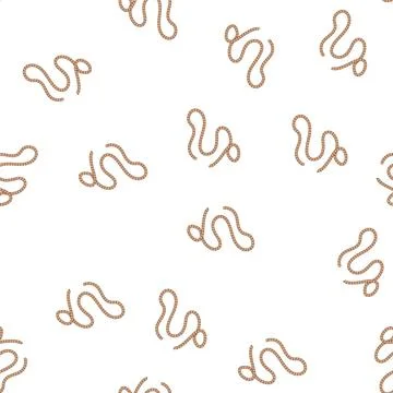 Pattern nylon rope cartoon vector Stockillustratie