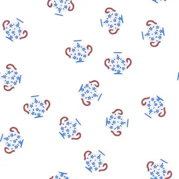 Pattern object antique vase cartoon vector Stock Illustration