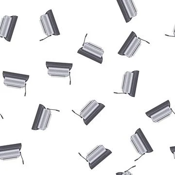 Pattern object binding machine cartoon vector Stock Illustration