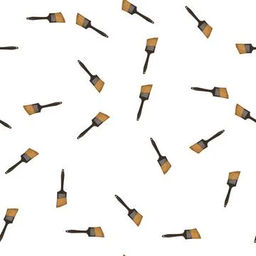 Pattern object brush paint cartoon vector イラスト素材