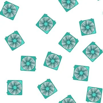 Pattern object electric fan cartoon vector Stock Illustration